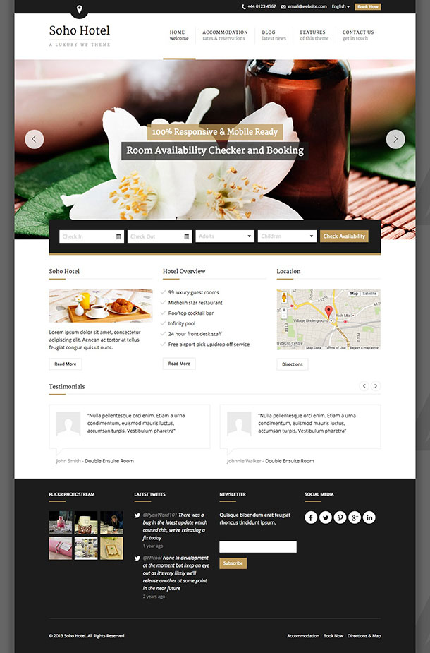 Temi-Wordpress-Soho-Hotel