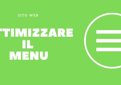 ottimizzare menu sito webottimizzare menu sito web