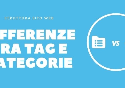 differenza tag categorie di Wordpress