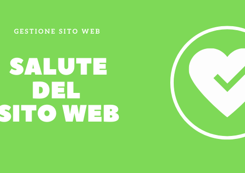salute del sito web