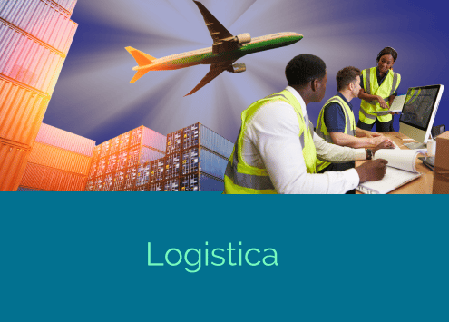 Illustrazione di scenari di logistica