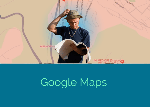 Persona smarrita all'interno di Google Maps