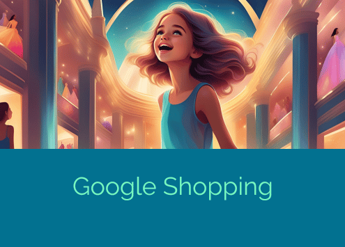google shopping illustration