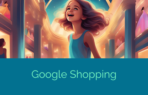 google shopping illustration